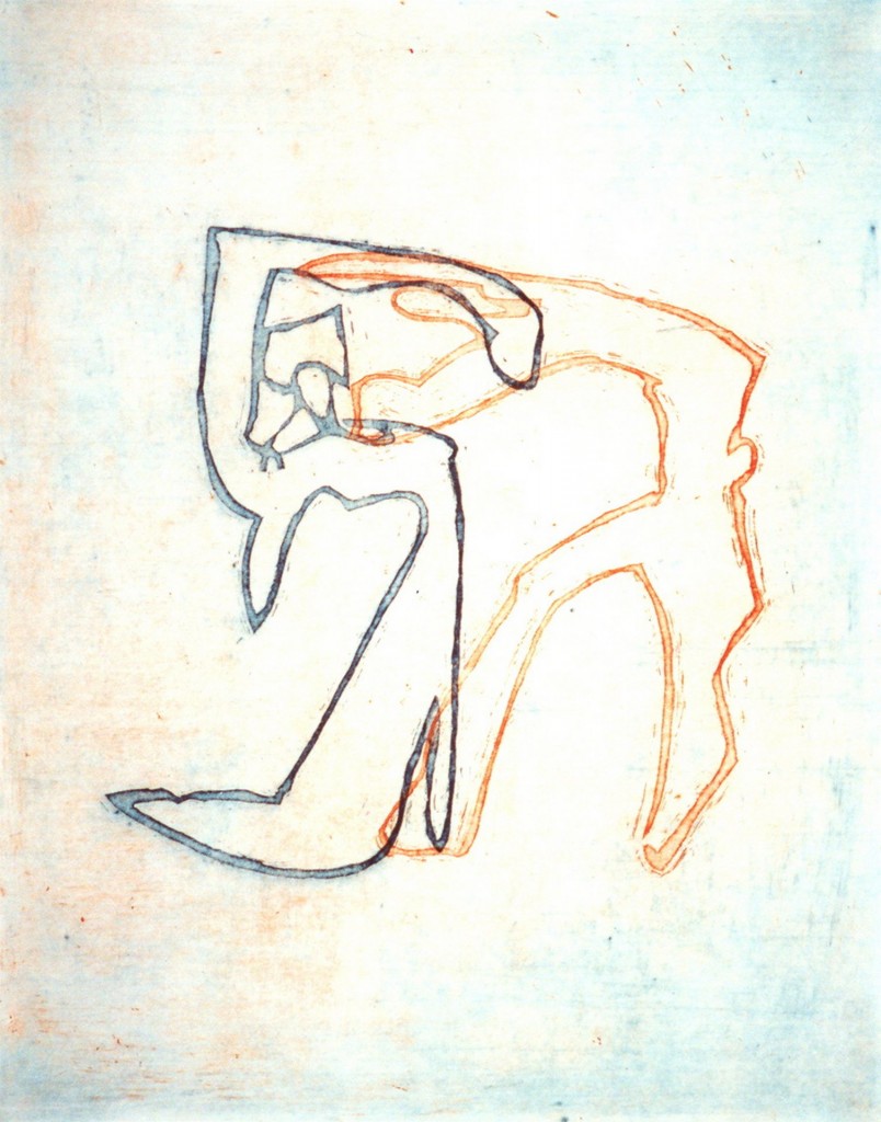 Aufforderung zum Tanz, 2001 (ets-aquatint, 62 x 48 cm)