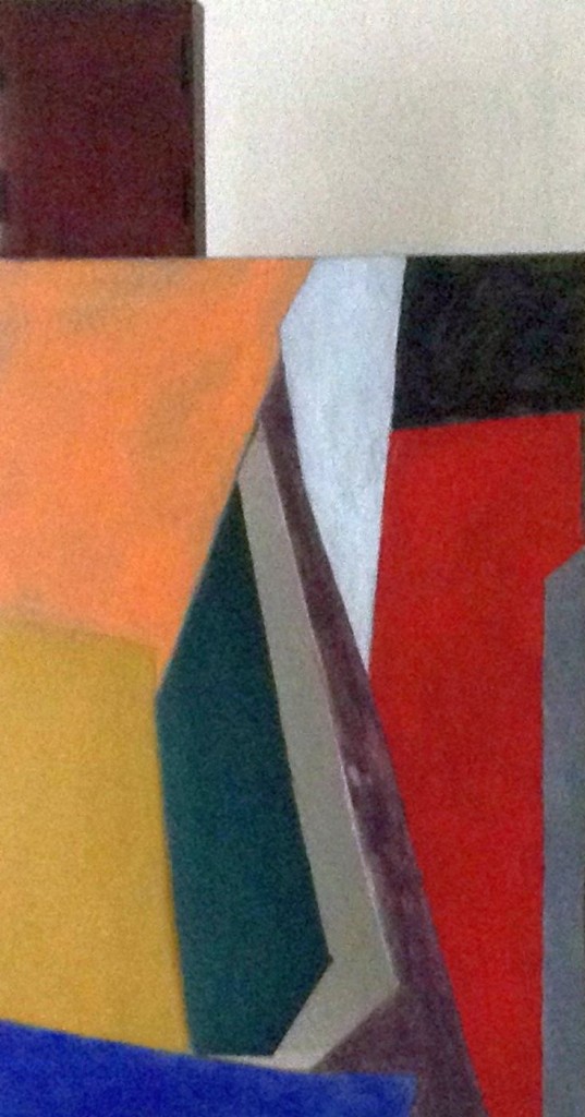 Compositie, 2016 (acryl op karton, 30 x 23 cm)