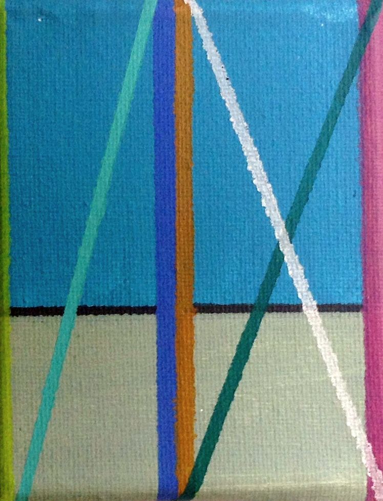 klein doek, 2014 (acryl op linnen, 12 x 12 cm)