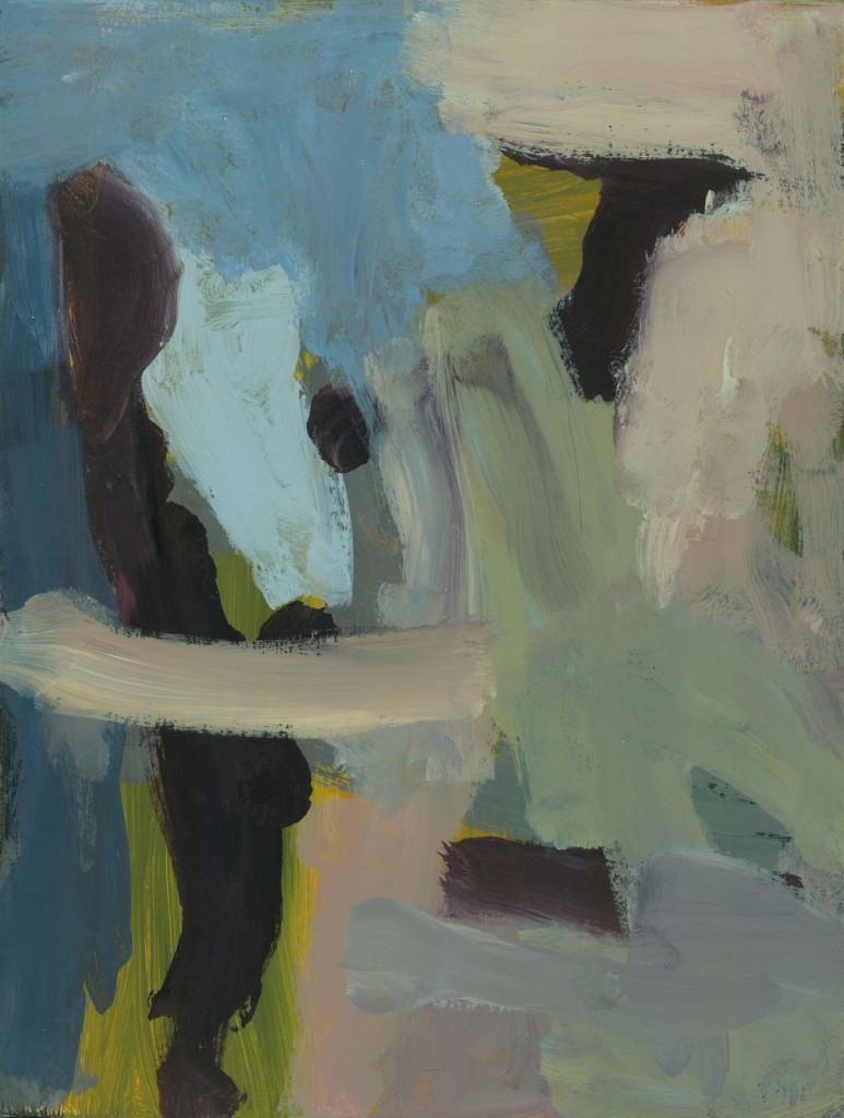Sneeuw, februari 2005-02 (acryl op karton, 37 x 28 cm)