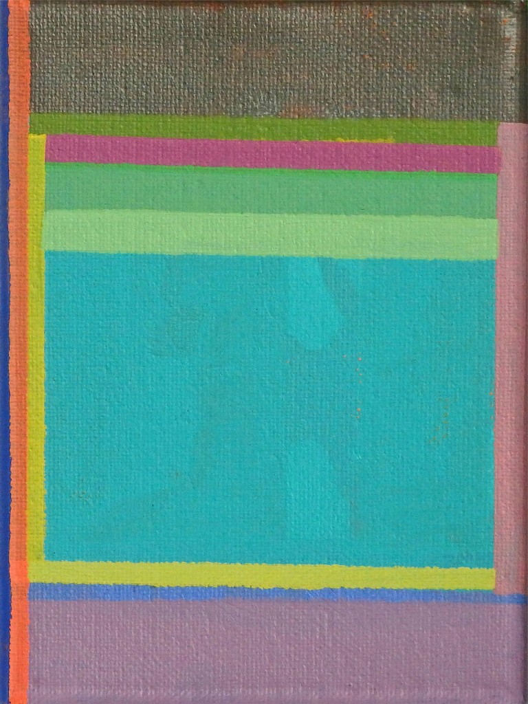 zwembad, 2015 (acryl op linnen,18 x 13 cm)