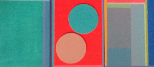 compositie II, 2015 (acrylverf op linnen, 24 x 54 cm)