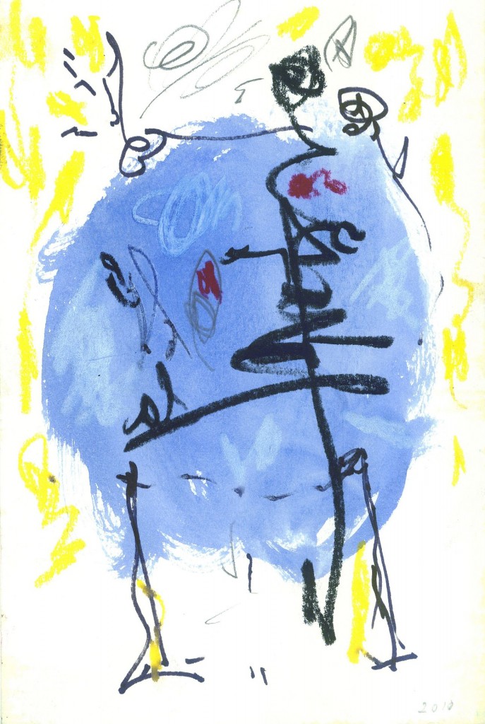 Paasei, 2011-02 (gemengde techniek papier, 31 x 22 cm)
