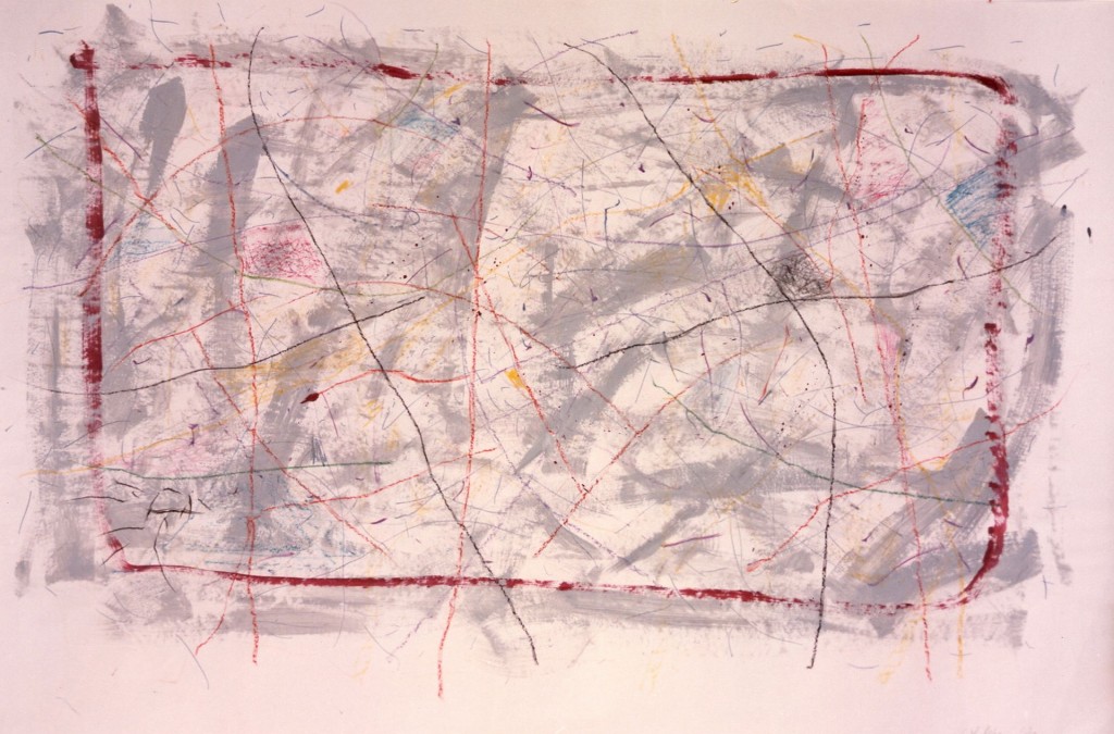 zonder titel, 1980-02 (gemengde techniek, 96 x 144 cm)
