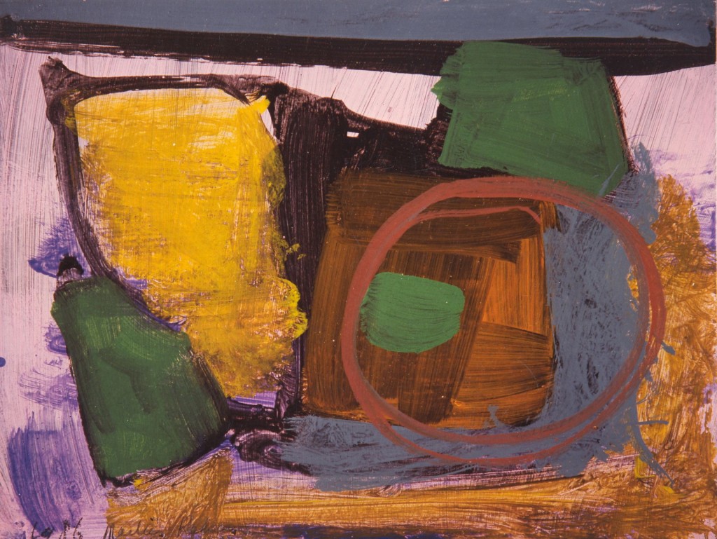 zonder titel, 1986-04 (gouache, 40 x 50 cm)