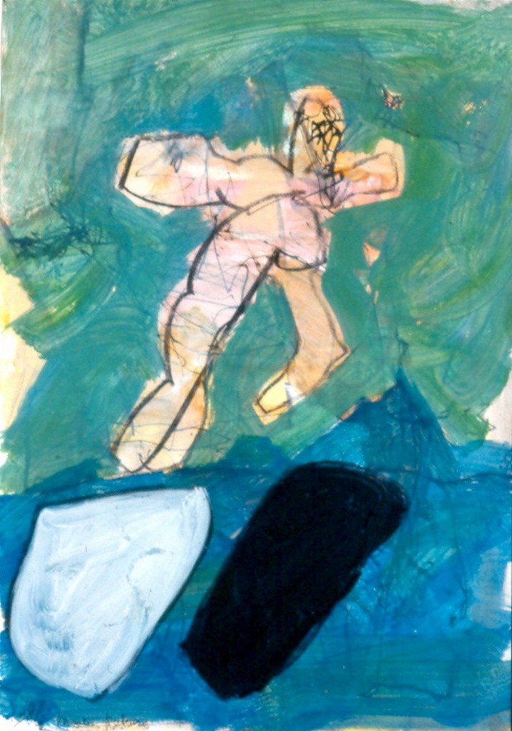 zonder titel, 1987-01 (gouache, 49 x 32 cm)