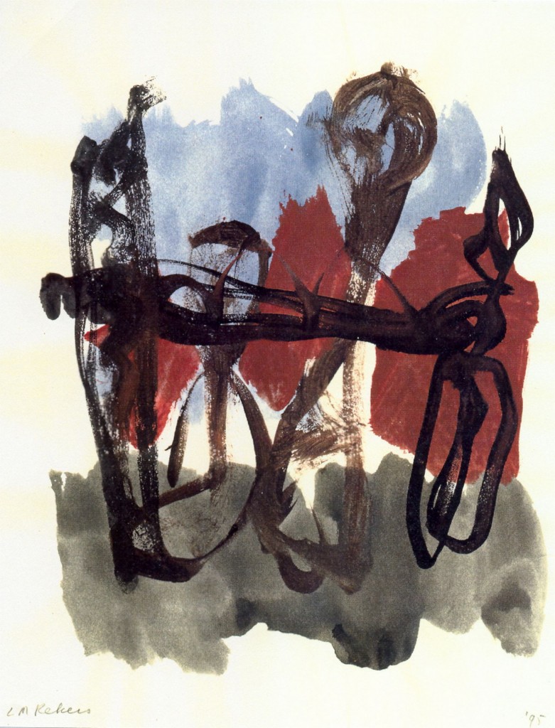 zonder titel, 1995-02 (gouache, 30 x 23 cm)