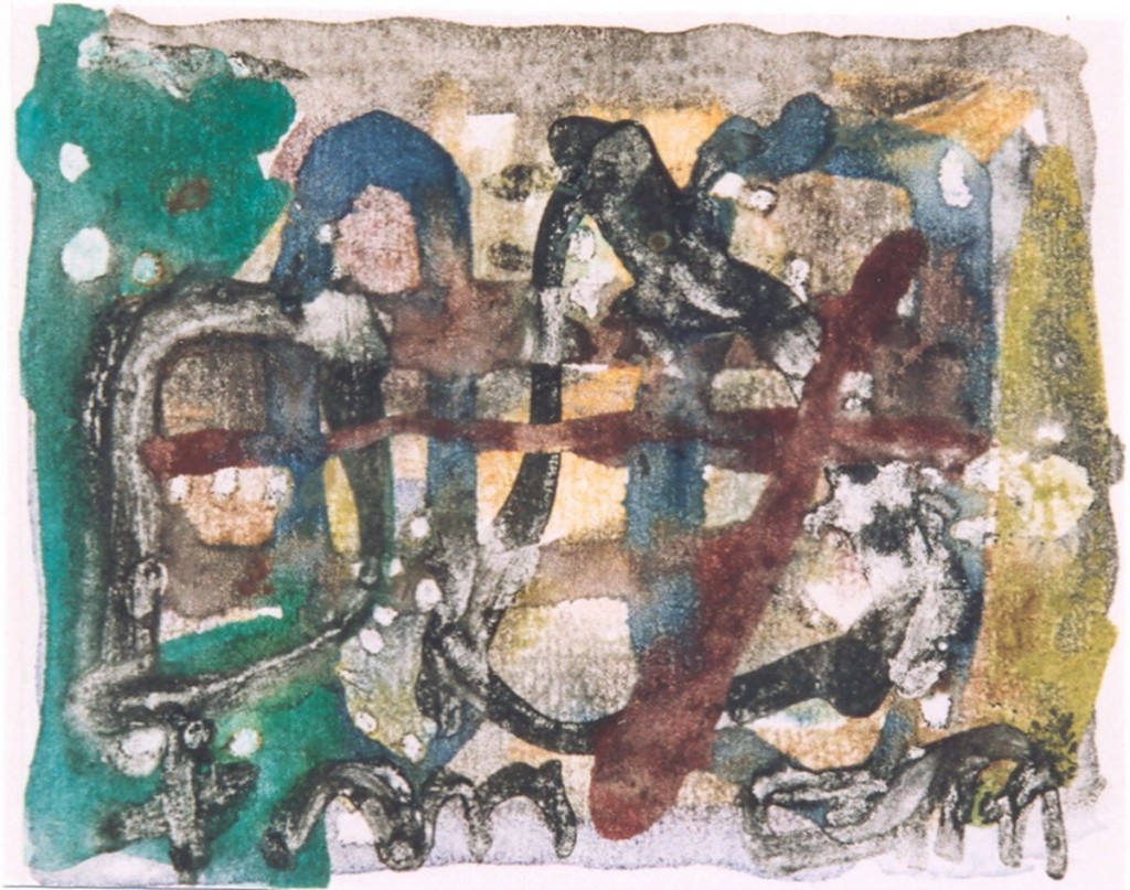 zonder titel, 2000-02 (monoprint, 12 x 15,5 cm)