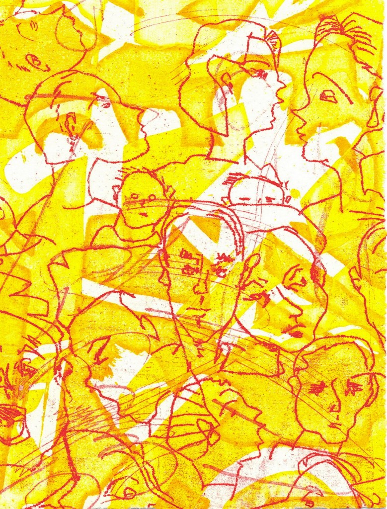 zonder titel, 2002-01 (aquatint en monoprint, 19 x 14 cm)