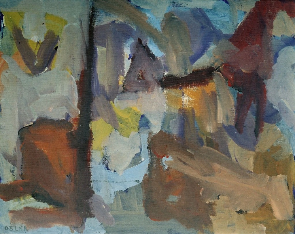 zonder titel, 2005-06 (acrylverf op linnen, 40 x 50 cm)