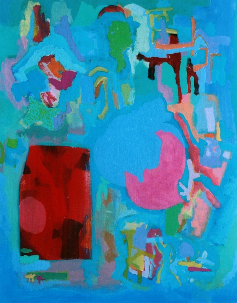 zonder titel, 2006-06 (acrylverf op linnen, 100 x 80 cm)