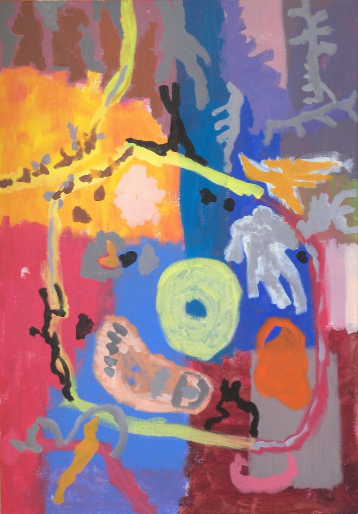 Globetrotters, 2006-07 (acrylverf op linnen, 100 x 70 cm)