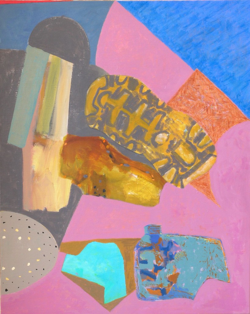 zonder titel, 2006-08 (acrylverf op linnen, 100 x 80 cm)