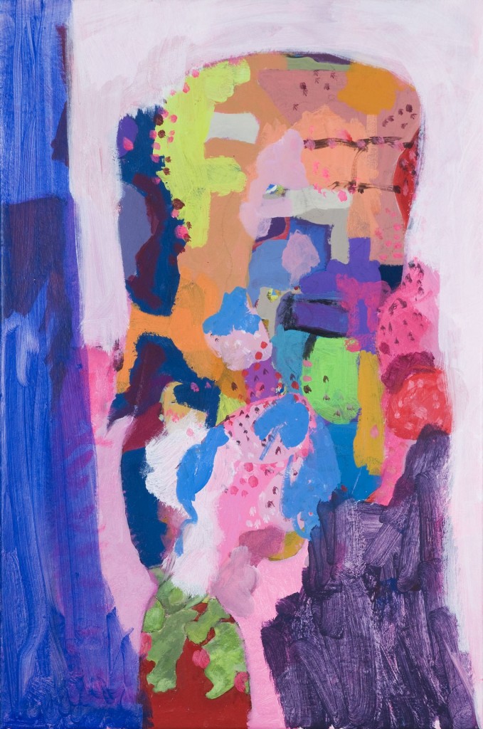 zonder titel, 2009-01 (acrylverf op linnen, 60 x 40 cm)